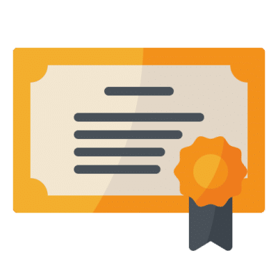 certificated icon