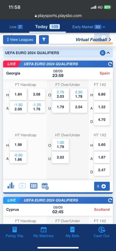 คู่บอลที่เปิดวันนี้